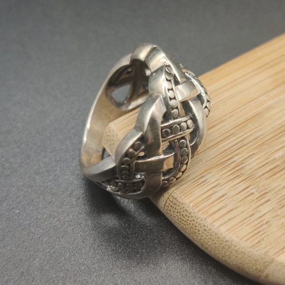 Sterling Silver Ring Interwave - Picture 5 of 8